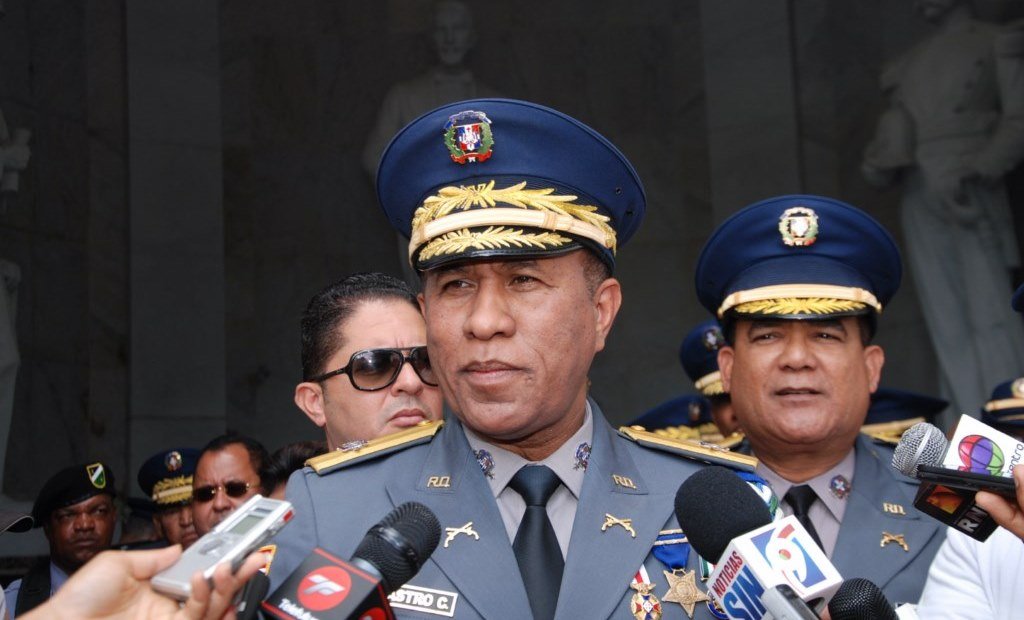 El jefe de la Policía Nacional, Manuel Castro Castillo. Foto NEHEMIAS ALVINO